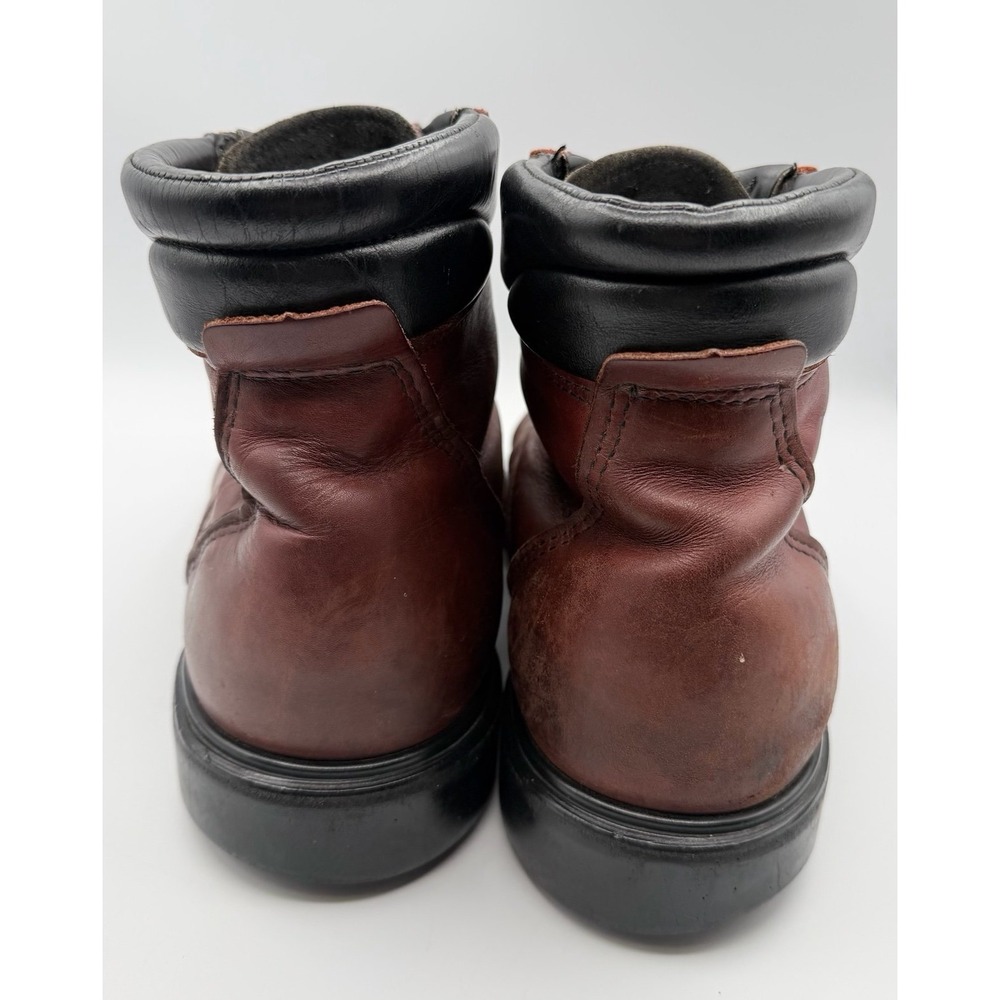 Vintage Red Wing 202 Heritage Leather Moc Toe Work Boots Brown Made USA 12 - Picture 6 of 12
